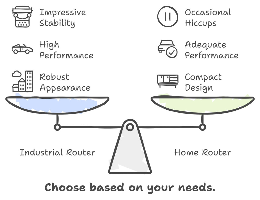 Industrial Router vs Home Router